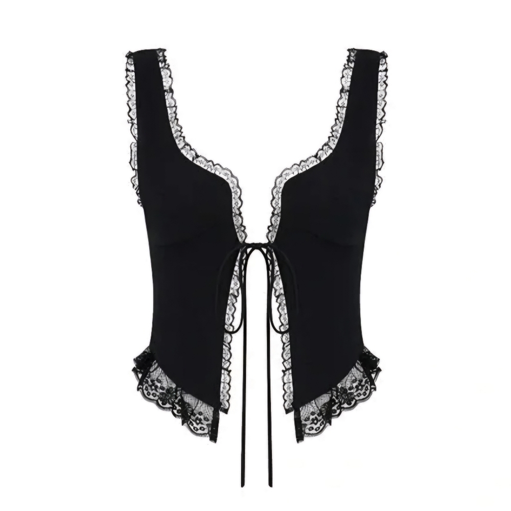 Lioness Resurgence Lace Cami Onyx XS - Picture 2 of 6